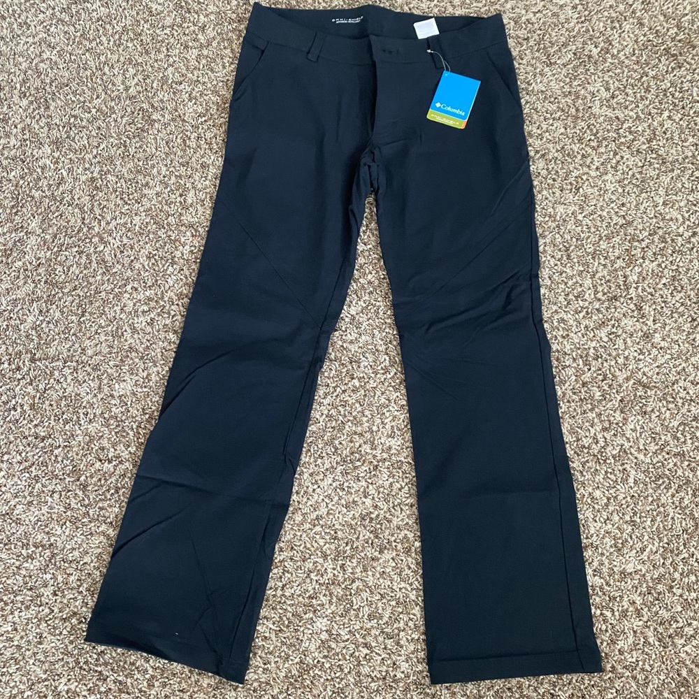 Columbia Omnishield Bootcut Pants Black 10R NWT